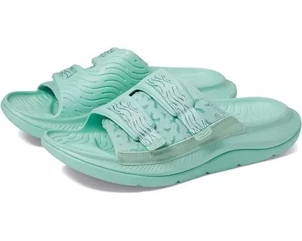 Сандалии Ora Luxe Hoka, зеленый туман
