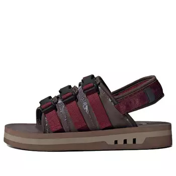 Сандалии originals adistrp sandals 'burgundy brown' Adidas, бургундия
