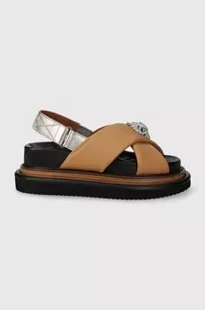 Сандалии Orson Cross Strap Sandal Kurt Geiger London, бежевый