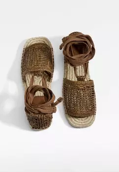 Сандалии OYSHO, коричневый