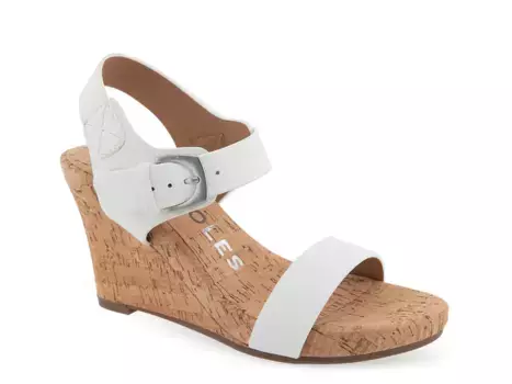 Сандалии Paisley Wedge Sandal Aerosoles, белый