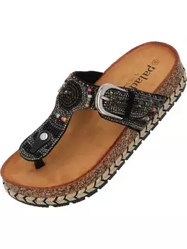 Сандалии Palado by Sila Sahin T-Bar Sandals Ikoh, черный