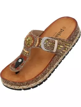 Сандалии Palado by Sila Sahin T-Bar Sandals Ikoh, коричневый