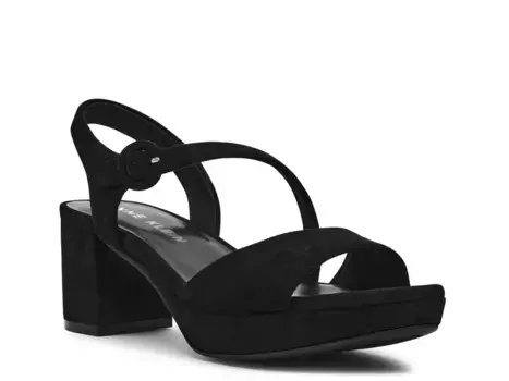 Сандалии Palea Platform Anne Klein, Black Fabric