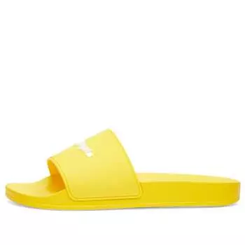 Сандалии Palm Angels Classic Logo Pool Slide, желтый
