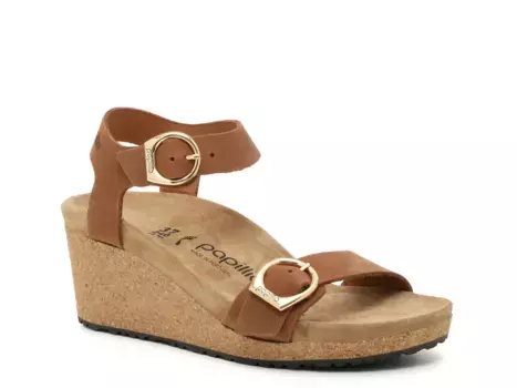 Сандалии Papillio by Birkenstock Soley Wedge Sandal, коричневый