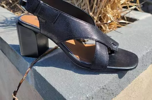 Сандалии Pasha черного цвета Donald Pliner