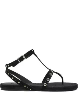Сандалии Pati с заклепками Castaer, черный
