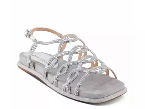Сандалии Patrizia Glamgloss, серебристый металлик