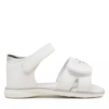 Сандалии Patrizia Pepe JP125.30 Bianco/Argento Ecovitello, белый