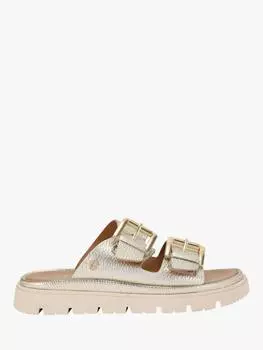 Сандалии pavilion из натуральной кожи с двойным ремешком Carvela, золотой