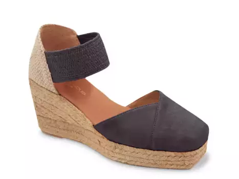 Сандалии Pedra Espadrille Wedge Sandal Andre Assous, черный