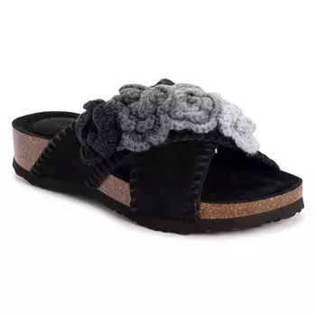 Сандалии Penelope с перекрещивающимися полосками на стельке Muk Luks, черный