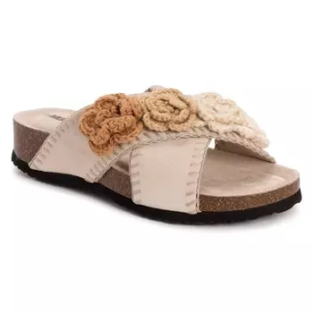 Сандалии Penelope с перекрестными ремешками на подошве Muk Luks, stone suede