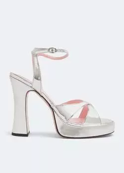 Сандалии PIFERI Miranda 125 sandals, серебряный