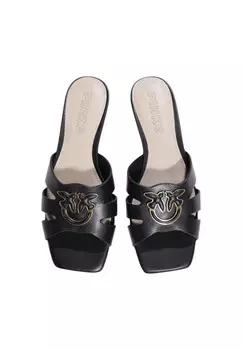 Сандалии Pinko кожаные, черный