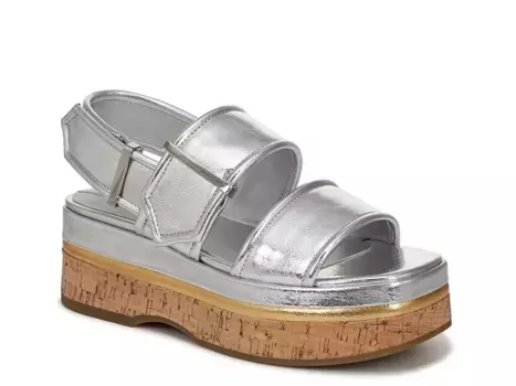 Сандалии Piper Platform Franco Sarto, Silver Metallic
