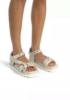 Сандалии PLANA DE CON CIERRE CORREA Alma en Pena, серый