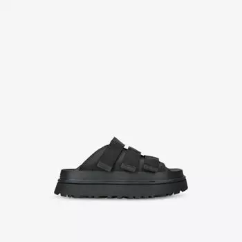 Сандалии плетёные Ugg Goldenglow на платформе, черный