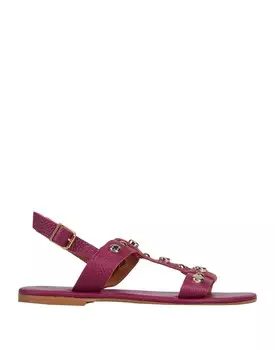 Сандалии Plinio Visona', бордовый