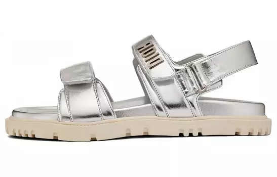 Сандалии пляжные DiorAct женские, серебристый