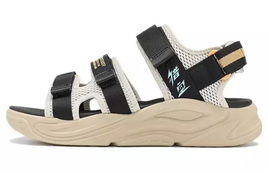 Сандалии пляжные мужские AG LVL UP 1 белые/черные Xtep