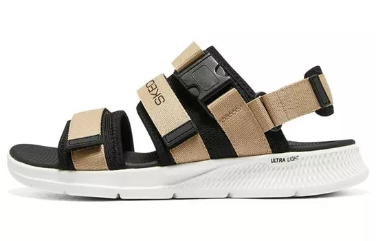 Сандалии Пляжные сандалии Мужские Серо-коричневые/черные Skechers