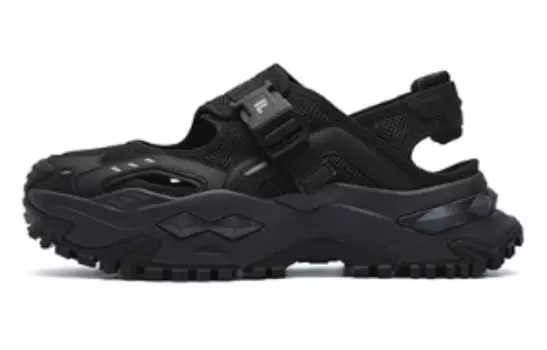 Сандалии пляжные женские Bianco черные Fila Fusion