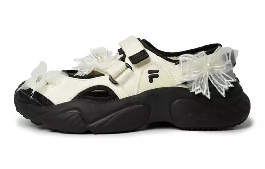 Сандалии пляжные женские Conch белые/черные Fila Fusion