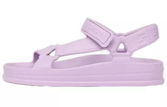 Сандалии пляжные женские Fendi, фиолетовый