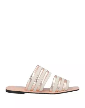 Сандалии Pollini, розовое золото