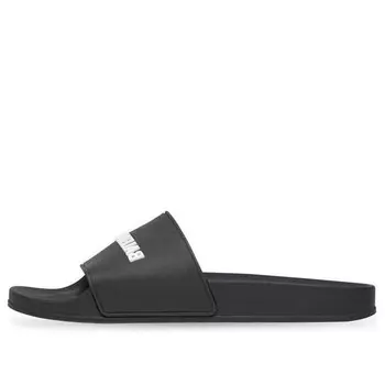 Сандалии pool slides 'black' Balenciaga, черный