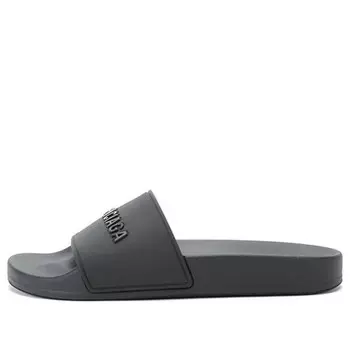 Сандалии pool slides 'black' Balenciaga, черный