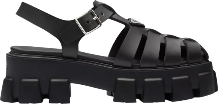 Сандалии Prada Wmns Foam Rubber Sandal Black, черный