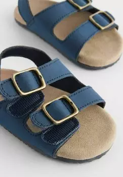 Сандалии PRAM DOUBLE BUCKLE, REGULAR FIT Next, синий