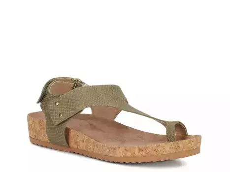 Сандалии Preston Wedge Ros Hommerson, Olive Green Snake Print