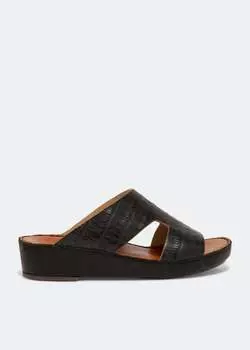 Сандалии PRIVATE COLLECTION Arca leather sandals, черный