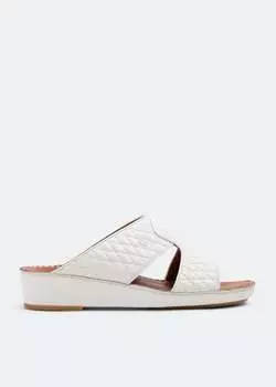 Сандалии PRIVATE COLLECTION Peninsula leather sandals, белый