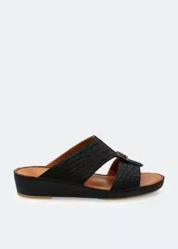 Сандалии PRIVATE COLLECTION Python sandals, черный