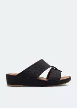 Сандалии PRIVATE COLLECTION Quadratura Mosaico sandals, черный