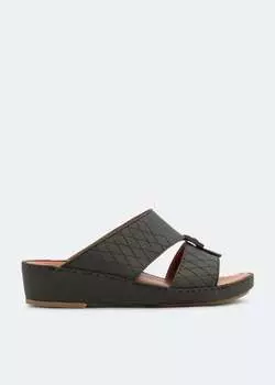 Сандалии PRIVATE COLLECTION Quadratura Mosaico sandals, черный