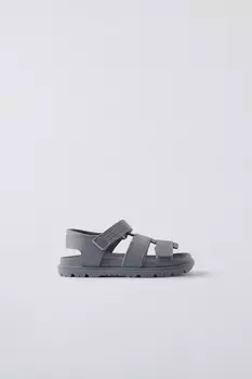 Сандалии прорезиненные ZARA, синий