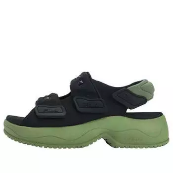 Сандалии puff sandals 'black green' Fila, черный