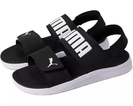 Сандалии PUMA Backstrap Sandal, цвет Puma Black/Puma White