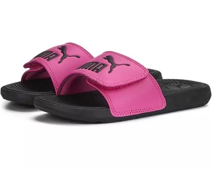 Сандалии PUMA Kids Cool Cat 2.0 Hook-and-Loop, цвет Glowing Pink/Vivid Violet