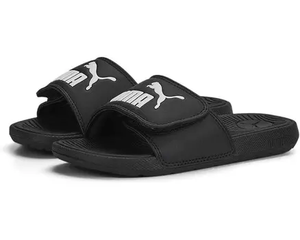 Сандалии PUMA Kids Cool Cat 2.0 Hook-and-Loop, цвет Puma Black/Puma White