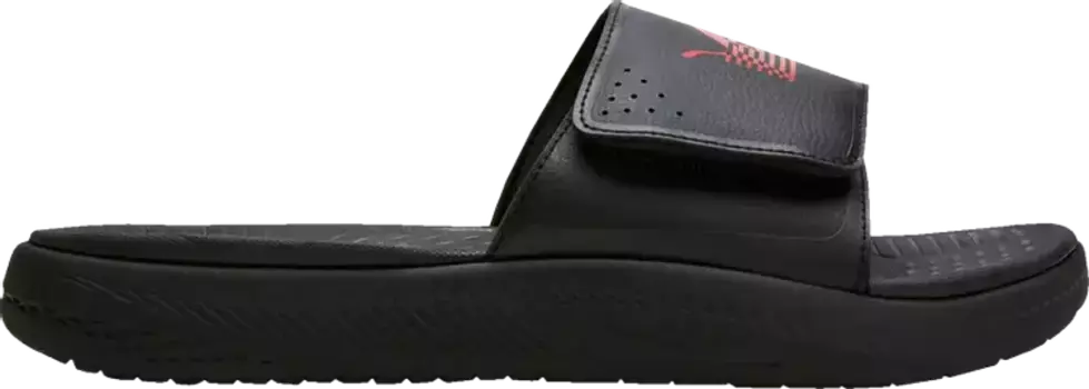 Сандалии Puma Nipsey Hussle x Softride Slide The Marathon Continues - Black, черный