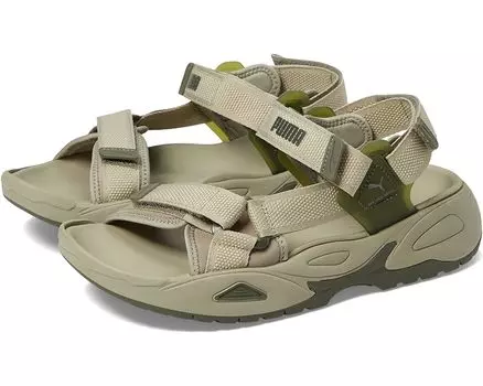 Сандалии PUMA Traek Lite, цвет Birch Tree/Green Moss