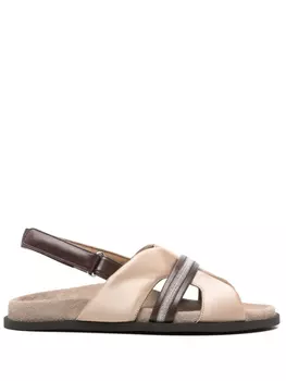 Сандалии Punto Lace Peserico, коричневый