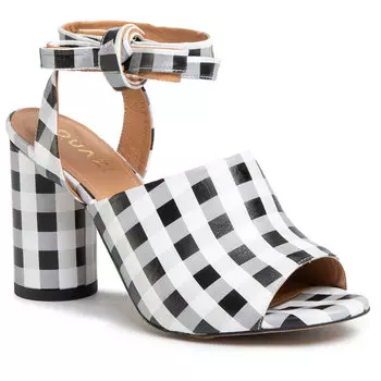 Сандалии QUAZI, черно-белый